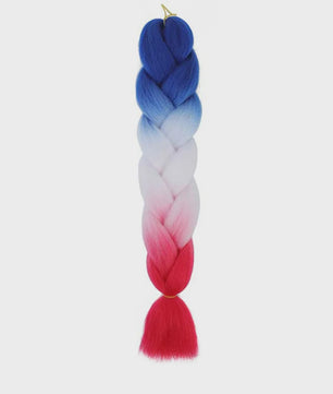 24 Inch Jumbo Braiding Hair Synthetisch Haar Ombre Crochet Braid Extensions voor Dames