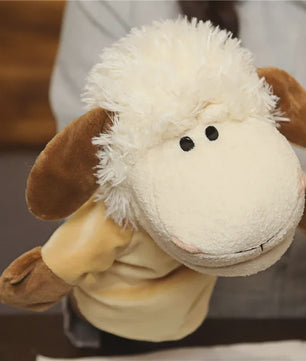 Zachte Pluche Handpoppen - Educatief Speelgoed voor Baby's en Kinderen (Diverse Dieren)