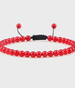 Natuurlijke 4mm Kralen Armbanden - Agate & Onyx - Yoga, Gebed & Stijlvol