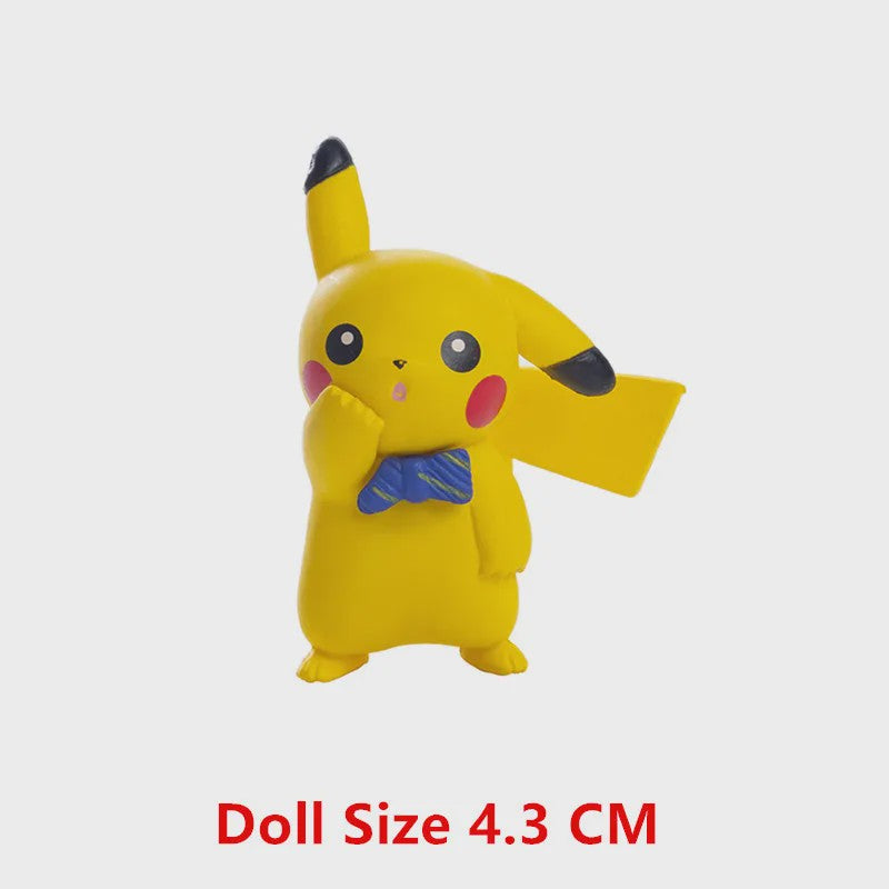 Pokemon Figuren Collectie: Pikachu, Eevee, Charmander, Mewtwo & Meer (4-13 cm)