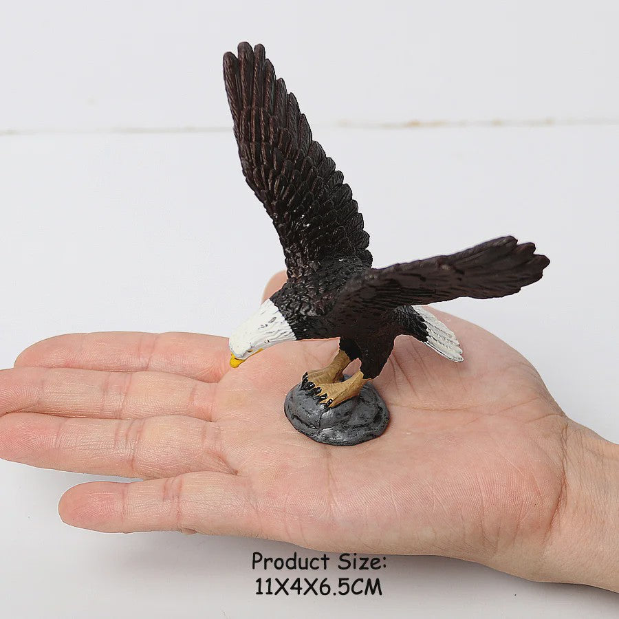 Realistische Roofvogel Figuren Set: Adelaar, Gier & Secretarisvogel - Educatief Speelgoed