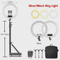18 Inch Ring Light LED Lamp met Verstelbaar Statief & Telefoonhouder voor YouTube, Foto & Studio