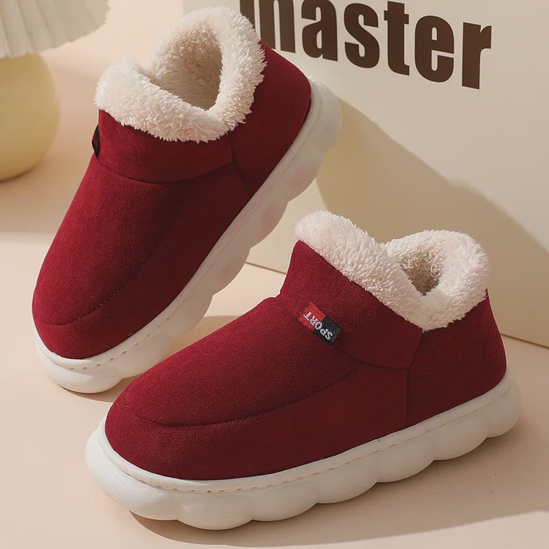 Herenslippers Winter Laarzen - Zachte Pluche & Katoen, Warm & Comfortabel voor Binnen