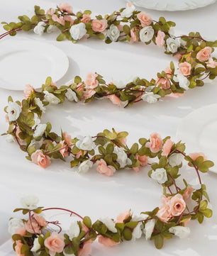 250cm Kunst Rozen Slier - Decoratieve Nepbloemen Slang voor Bruiloft, Huis & Tuin