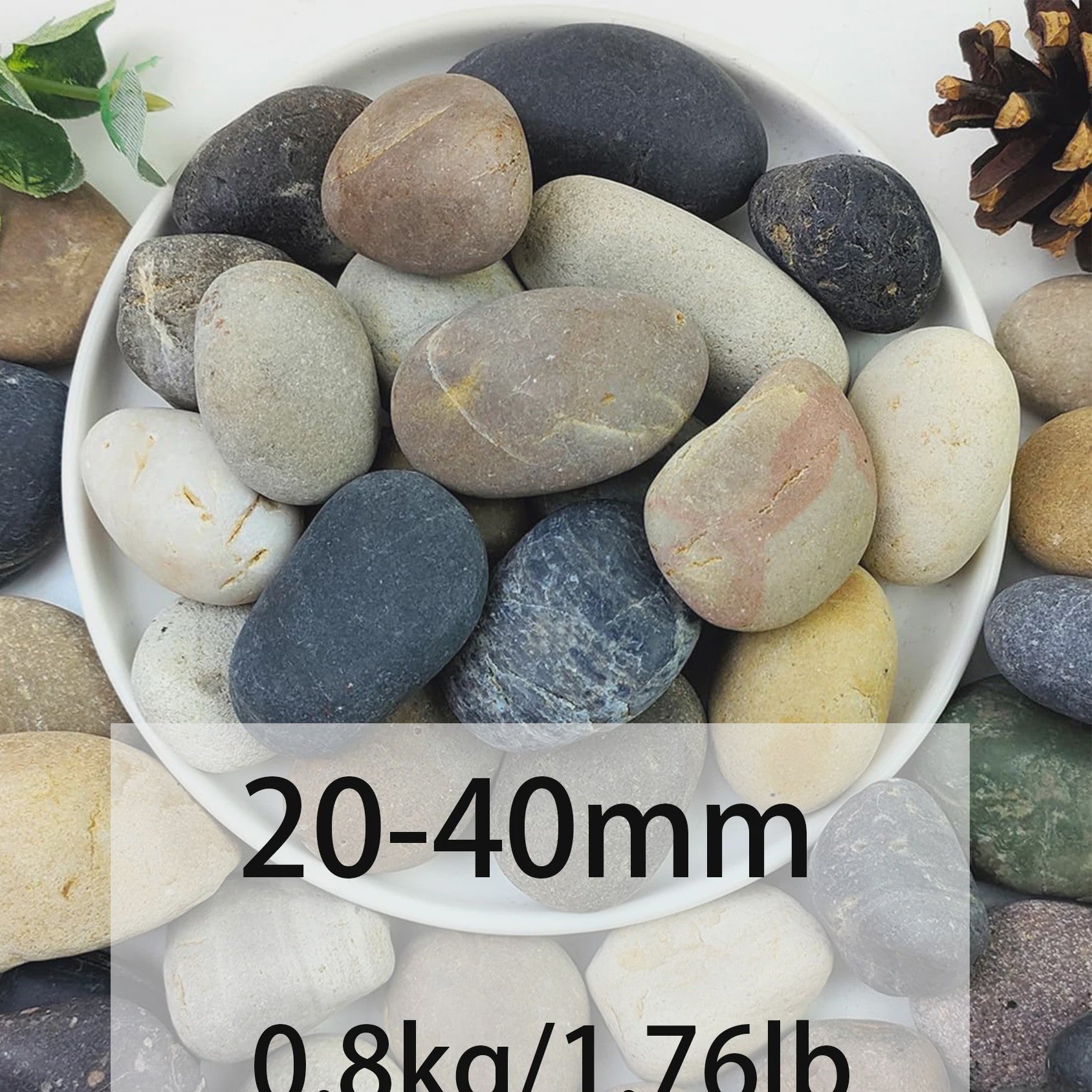 Natuurlijke Rivierstenen & Kiezels - Decoratief Grind voor Aquarium, Tuin & Planten