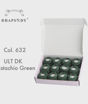 Rhapsody Pearl Cotton Garen Set - Maat 8 - 12 Bollen voor Haken, Borduren & Knutselen
