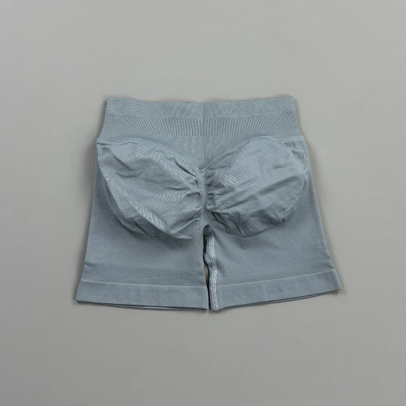 HISTELLO Seamless Biker Shorts Dames - Low Waist Scrunch Butt voor Fitness & Yoga