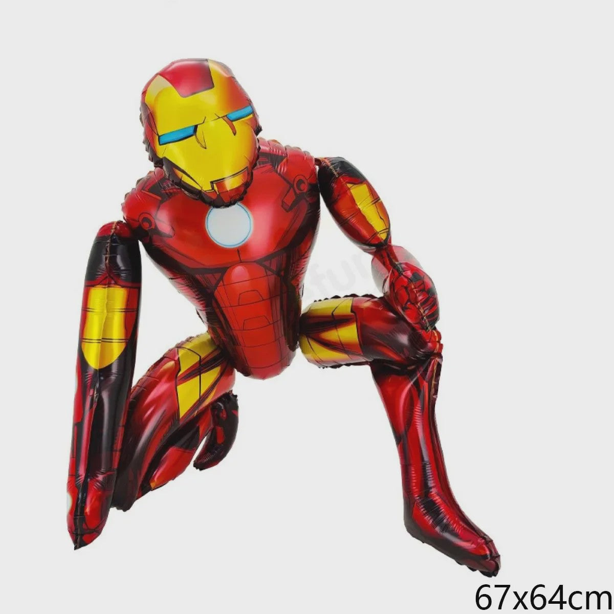 Superheld Folieballonnen Set: Spiderman, Batman, Iron Man & Captain America - Feestdecoratie