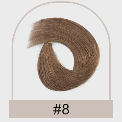 8-delige Clip-in Haarverlenging van Echt Menselijk Haar - Steil & Duurzaam