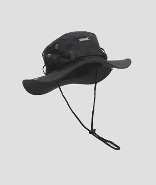 Heren Bucket Hat met Brede Rand - UV Bescherming voor Vissen, Wandelen & Outdoor