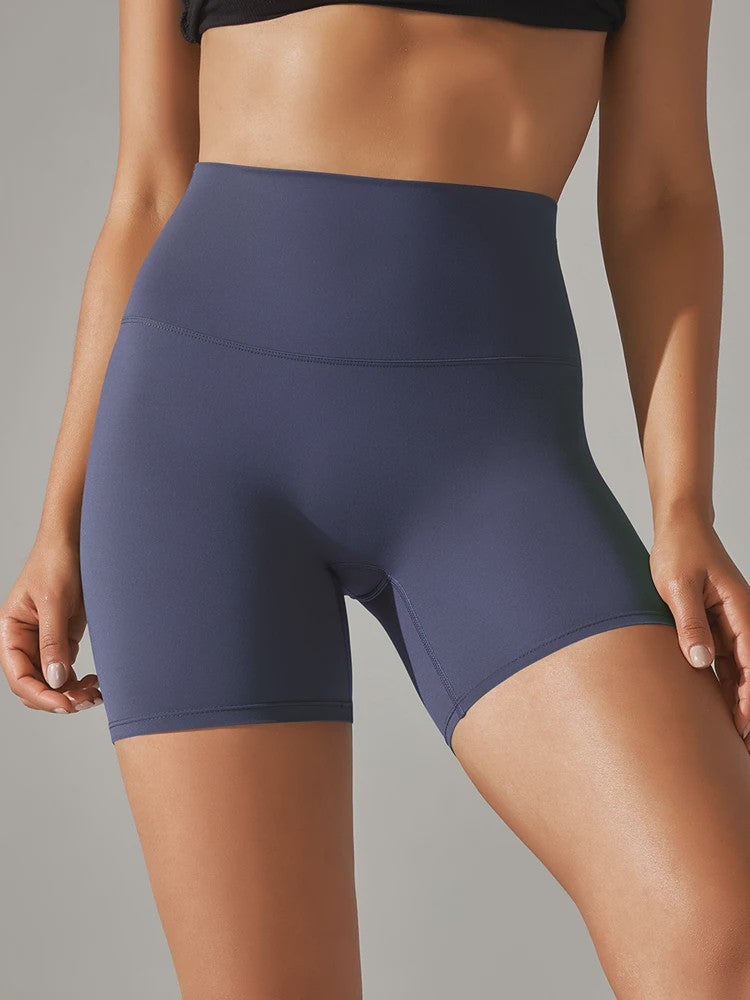 Dames Sportshorts Hoge Taille Squat Proof - Sneldrogend voor Yoga, Fitness & Fietsen