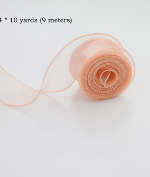 Luxe Chiffon & Organza Lint - Perfect voor Knutselen, Cadeauverpakking & Bruiloftsdecoratie