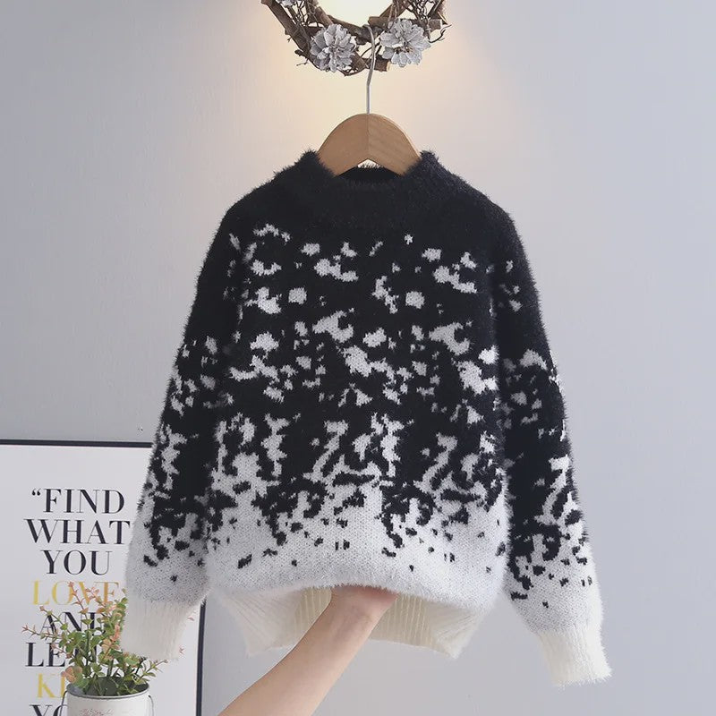 Schattige Gebreide Trui voor Meisjes - Elegante Winterkleding voor Kinderen