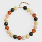 Bohemian Resin Kralen Ketting - Statement Choker met Dubbele Kleuren