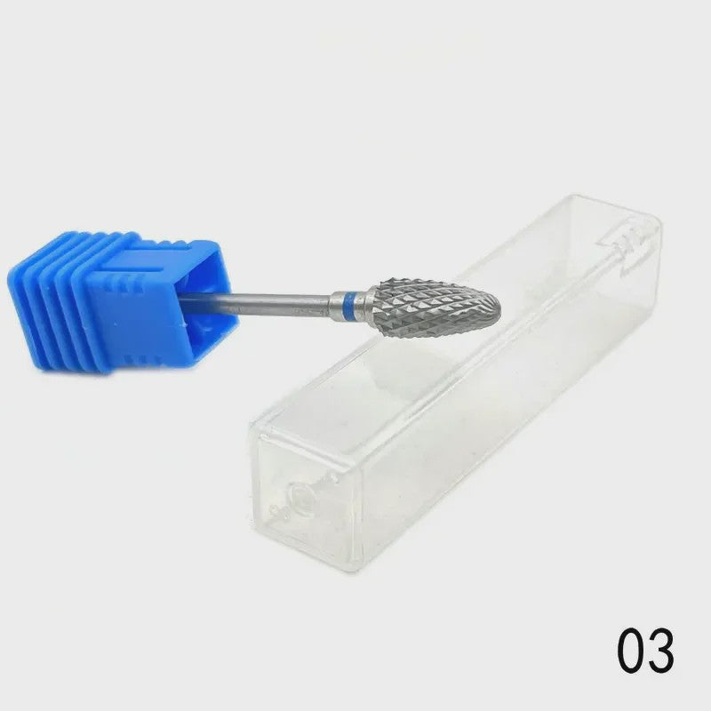 Professionele Tungsten Carbide Nagelboor Bits Set - 33 Stijlen voor Manicure & Pedicure