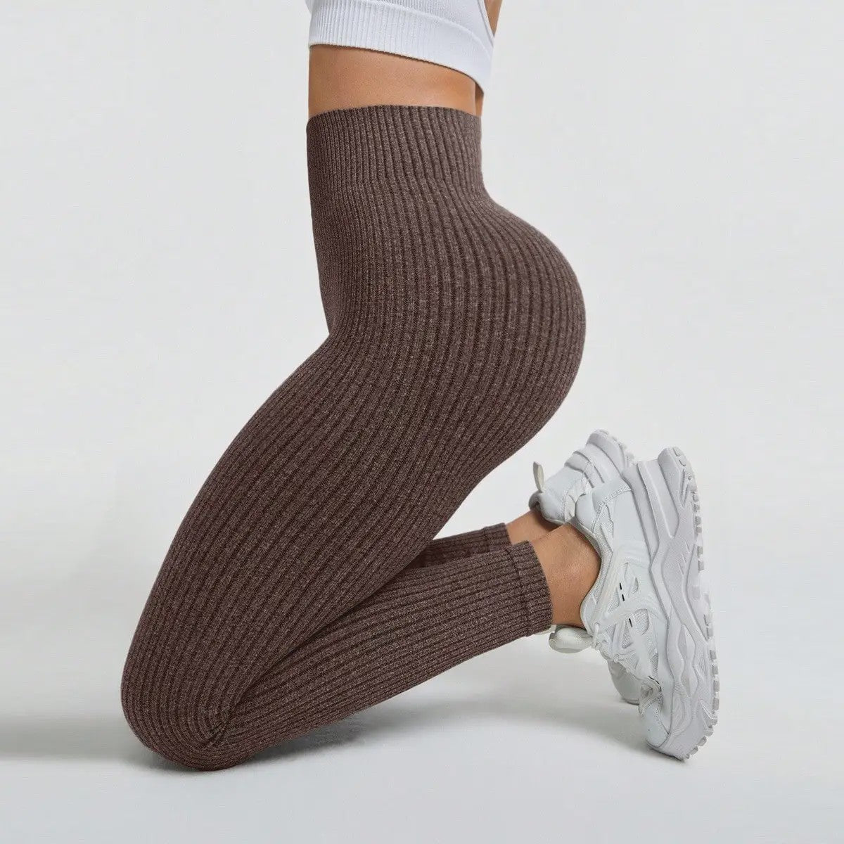 Naadloze Sportlegging Dames met Tummy Control - Perfect voor Yoga & Fitness