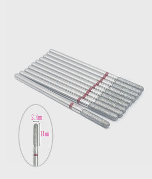 10x Diamant Freesbits Set - 2.35mm Schacht voor Tandheelkunde & Nagelstyling