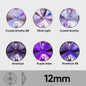 Paarse Strass Steentjes Platte Achterkant - Glas Kristal voor Kleding & Tassen DIY