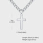 Heren RVS Kruis Ketting met Jezus Hanger - Religieuze Christelijke Sieraden
