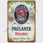 Retro Metalen Bierbord - Vintage Wanddecoratie voor Pub, Bar & Café