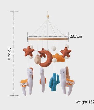 Houten Baby Bedmobiel Armatuur - Veilige & Stijlvolle Ophanging voor Speelgoed
