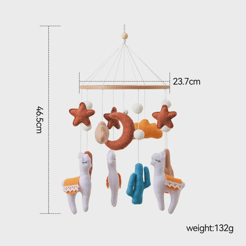 Houten Baby Bedmobiel Armatuur - Veilige & Stijlvolle Ophanging voor Speelgoed