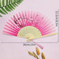 Elegante Chinese Stijl Vouwbare Handwaaier met Kwastje - Perfect voor Dans, Decoratie of Cadeau