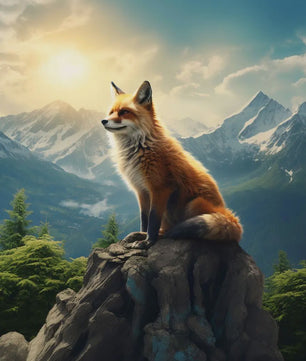 Canvas Posters: Majestueuze Wilde Dieren & Berglandschappen voor aan de Muur