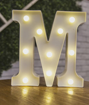 Decoratieve LED Letter & Cijfer Lampen - Creëer Sfeer met Warm Licht