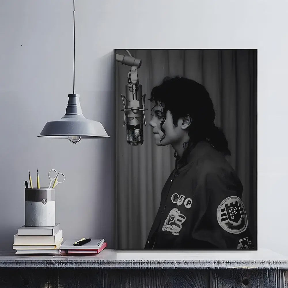 Iconische Michael Jackson Poster - Retro Muziek Kunst Decoratie