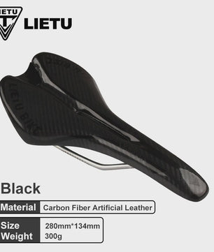 LIETU Fietzadel - Comfortabel MTB & Racefiets Zadel met Siliconen Gel Kussen en Antislip Grip