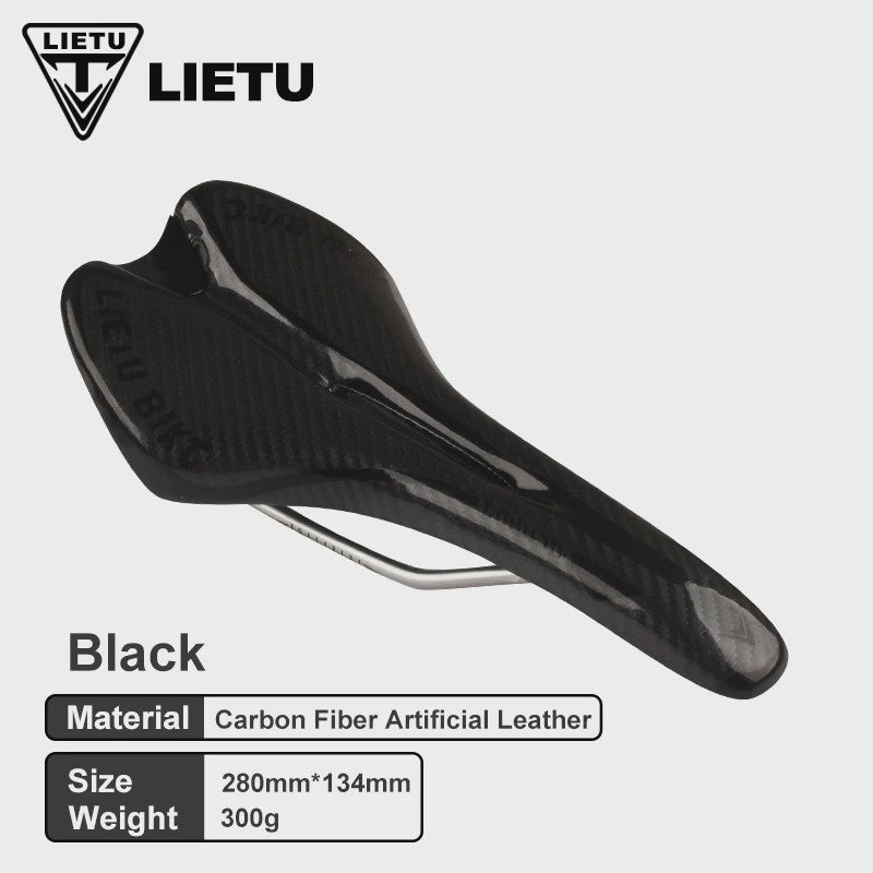 LIETU Fietzadel - Comfortabel MTB & Racefiets Zadel met Siliconen Gel Kussen en Antislip Grip
