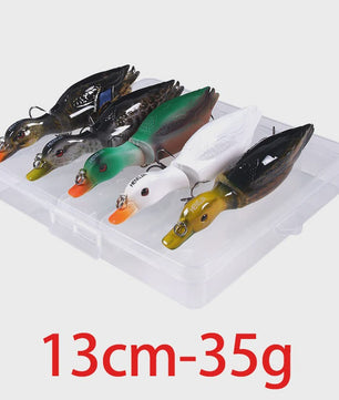 Realistische Eenden Vissen Lokaas - 8.5cm, 12g - Perfect voor Baars, Karper & Snoek