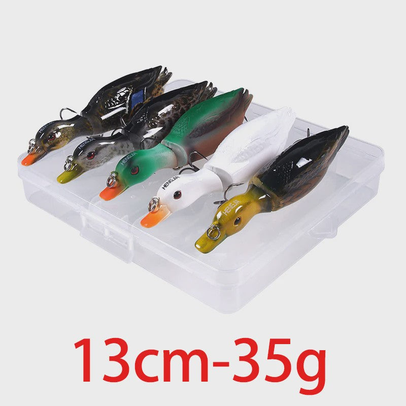 Realistische Eenden Vissen Lokaas - 8.5cm, 12g - Perfect voor Baars, Karper & Snoek