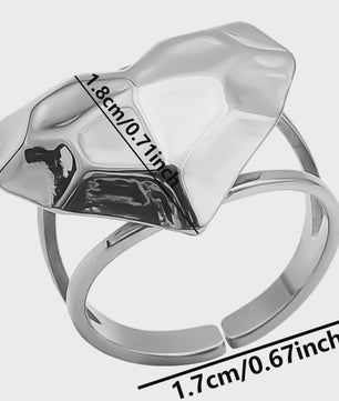 Unieke Dames Ringen van RVS - Vintage Stijl, Waterdicht & Textuur