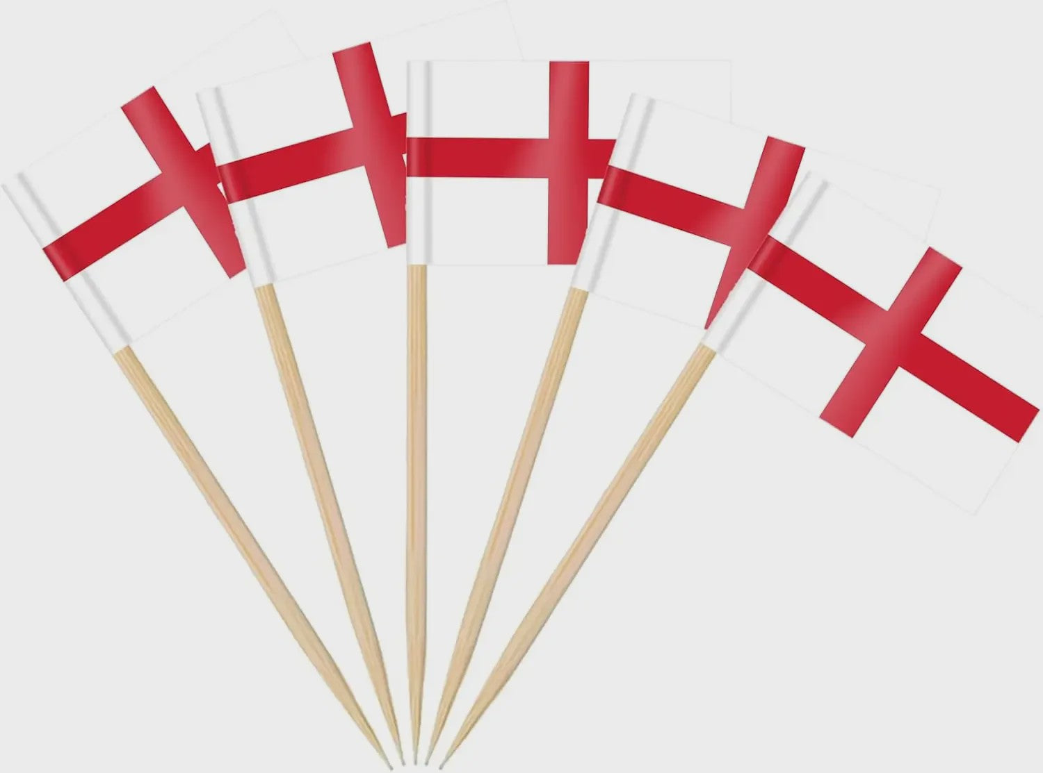 100 Stuks Ierse Vlag Prikkers - Mini Vlaggetjes voor Cupcakes, Hapjes en Cocktails