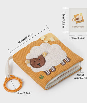 Montessori Stoffen Tissue Box Speelgoed - Educatief Sensorisch Speelgoed voor Baby's met Vinger Oefening