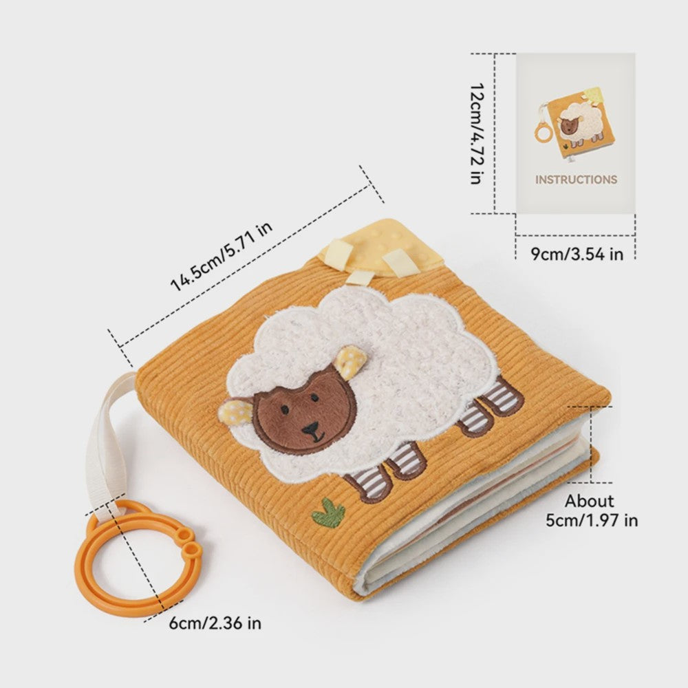 Montessori Stoffen Tissue Box Speelgoed - Educatief Sensorisch Speelgoed voor Baby's met Vinger Oefening
