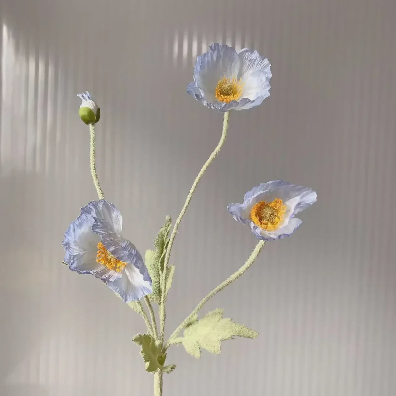 Zijden Papavers Kunstbloemen - Lange Stelen voor Decoratie