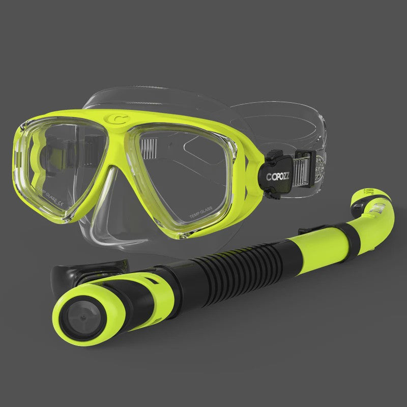 COPOZZ 2025 Duikmasker Set met Snorkel - Anti-Condens, Verstelbaar, Volwassenen