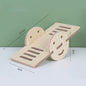 Houten Hamster Villa: Speelhuis met Klimplatform en Verhoogd Platform - Duurzaam Knaagdier Accessoire