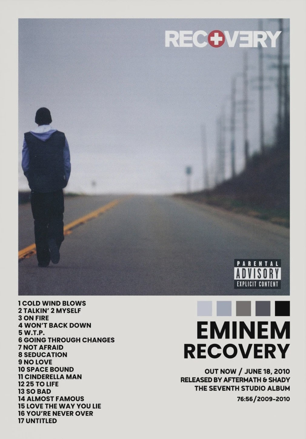 Canvas Poster: Drake & Eminem Album Covers - Hip Hop Wall Art