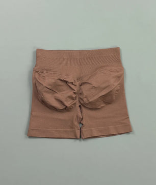 HISTELLO Seamless Biker Shorts Dames - Low Waist Scrunch Butt voor Fitness & Yoga