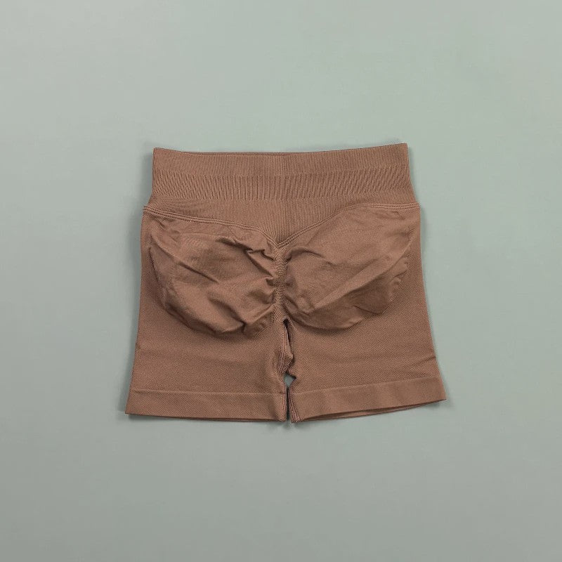 HISTELLO Seamless Biker Shorts Dames - Low Waist Scrunch Butt voor Fitness & Yoga