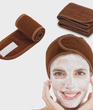 Verstelbare Make-up Haarband (5 Stuks) - Zachte Handdoekstof voor Gezichtsreiniging, Yoga & Spa