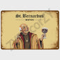 Retro Bier Metalen Wandbord - Vintage Pub Bar Decoratie