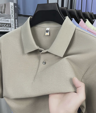 Heren Poloshirt Korte Mouw - 100% Gemerceriseerd Katoen, Ademend & Stijlvol voor Zomer, Golf & Casual