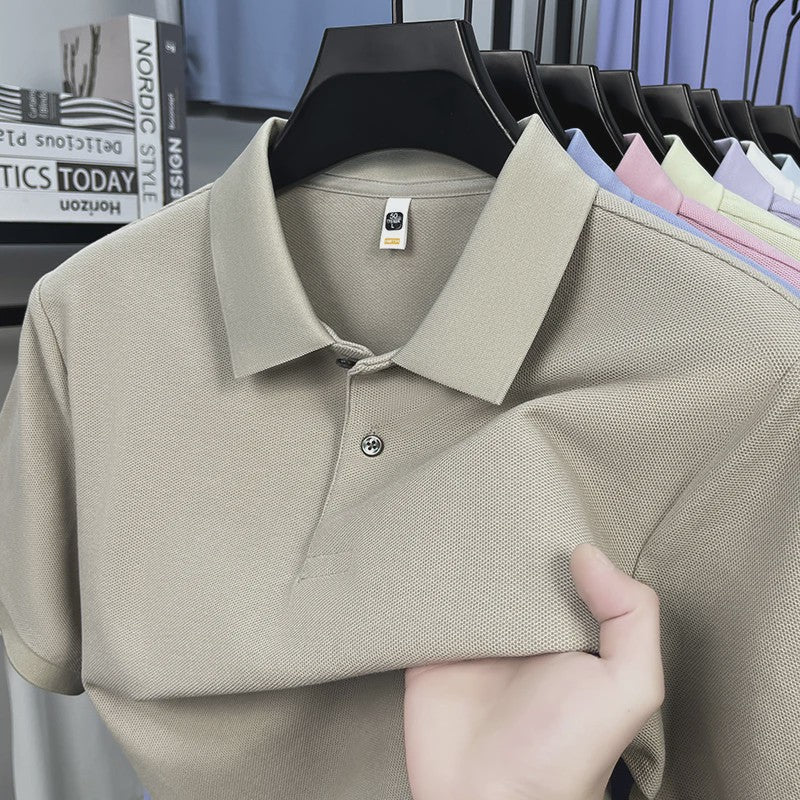 Heren Poloshirt Korte Mouw - 100% Gemerceriseerd Katoen, Ademend & Stijlvol voor Zomer, Golf & Casual
