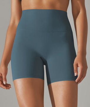Dames Sportshorts Hoge Taille Squat Proof - Sneldrogend voor Yoga, Fitness & Fietsen