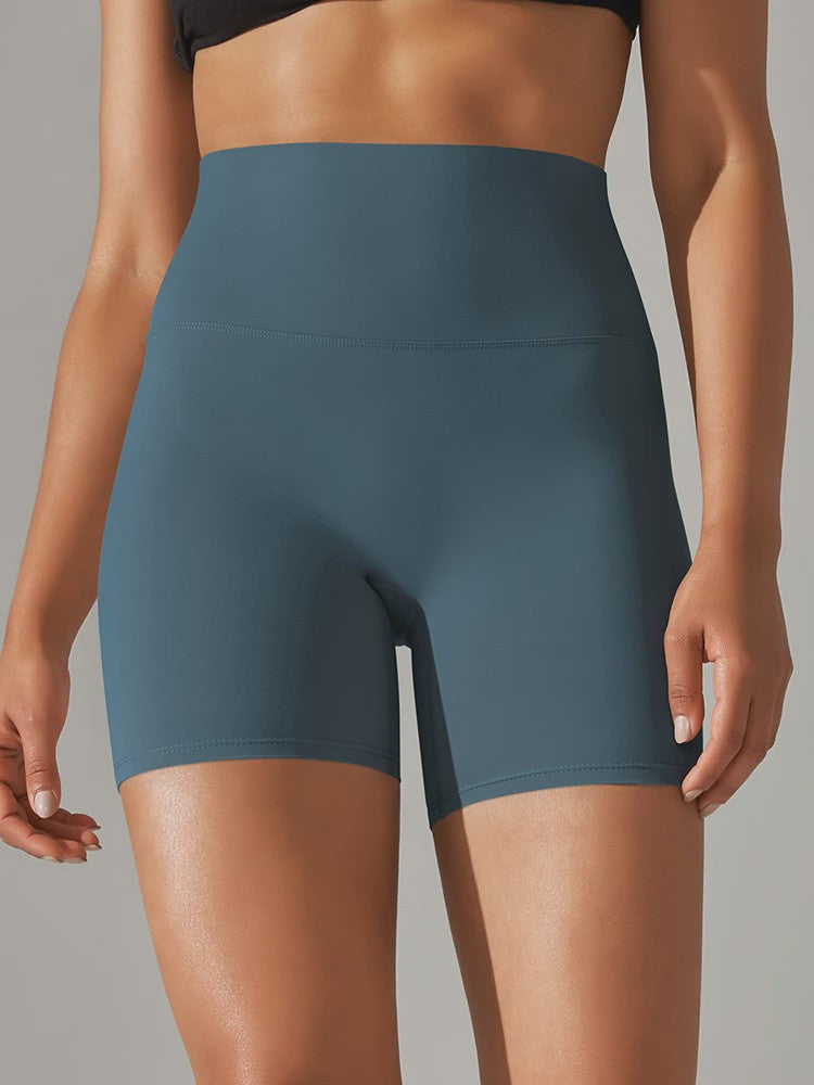 Dames Sportshorts Hoge Taille Squat Proof - Sneldrogend voor Yoga, Fitness & Fietsen